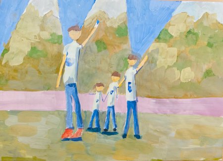 Рисунок Егора Парфёнова победил в конкурсе «Семейные традиции: связь поколений»